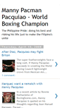 Mobile Screenshot of manny-pacman-pacquiao.blogspot.com