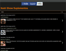 Tablet Screenshot of nutrishowsuplementos.blogspot.com