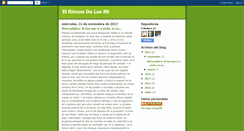 Desktop Screenshot of el-rincon-de-los-80.blogspot.com