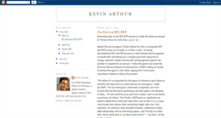 Desktop Screenshot of kevinarthur.blogspot.com