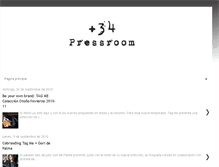 Tablet Screenshot of 34pressroom.blogspot.com