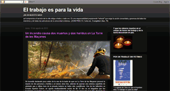 Desktop Screenshot of eltrabajoesparalavida.blogspot.com