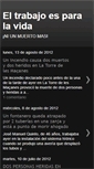 Mobile Screenshot of eltrabajoesparalavida.blogspot.com