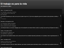 Tablet Screenshot of eltrabajoesparalavida.blogspot.com