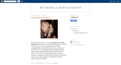 Desktop Screenshot of mymanilarestaurants.blogspot.com