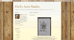 Desktop Screenshot of owlsacrestudio.blogspot.com