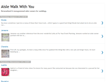 Tablet Screenshot of aislewalkwithyou.blogspot.com