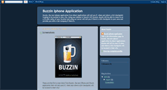 Desktop Screenshot of buzziniphoneapp.blogspot.com