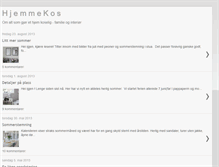 Tablet Screenshot of hjemmekos.blogspot.com