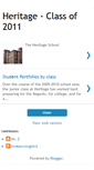 Mobile Screenshot of heritage2011.blogspot.com