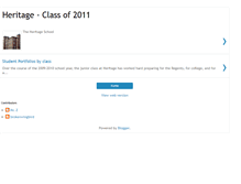 Tablet Screenshot of heritage2011.blogspot.com