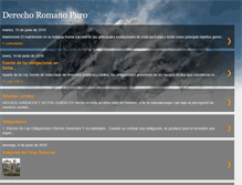 Tablet Screenshot of derechoromanopuro.blogspot.com