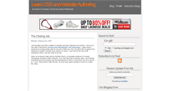 Desktop Screenshot of learning-css.blogspot.com