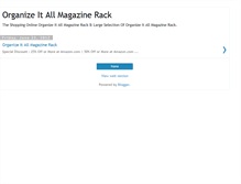 Tablet Screenshot of organizeitallmagazinerackz.blogspot.com