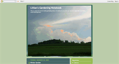 Desktop Screenshot of lilliansgardeningnotebook.blogspot.com