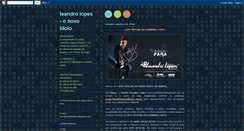 Desktop Screenshot of leandro-lopes.blogspot.com