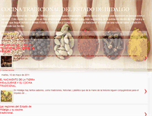 Tablet Screenshot of cocinatradicionalhidalguense.blogspot.com