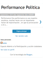 Mobile Screenshot of performancepolitica.blogspot.com