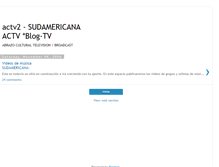 Tablet Screenshot of actv2-sudamericana.blogspot.com