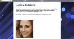 Desktop Screenshot of gabrielapadurariu.blogspot.com