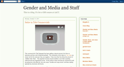 Desktop Screenshot of genderandmediaandstuff.blogspot.com