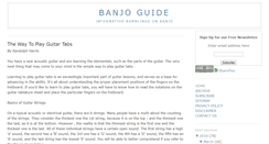 Desktop Screenshot of banjoguide.blogspot.com