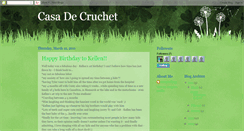 Desktop Screenshot of casadecruchet.blogspot.com