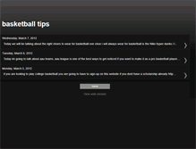 Tablet Screenshot of basketballtips3463.blogspot.com