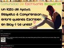 Tablet Screenshot of comunidad-de-escritores-bloggeros.blogspot.com