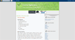 Desktop Screenshot of cozinhavegetariana2.blogspot.com
