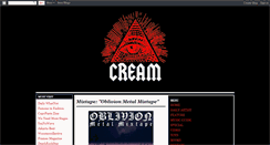 Desktop Screenshot of creamcreativemagazine.blogspot.com