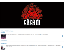 Tablet Screenshot of creamcreativemagazine.blogspot.com