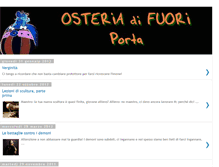 Tablet Screenshot of osteriadifuoriporta.blogspot.com