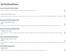 Tablet Screenshot of 5a1totalwellness.blogspot.com