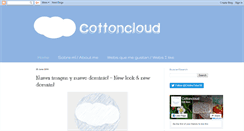 Desktop Screenshot of cottoncloud.blogspot.com