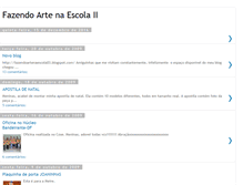 Tablet Screenshot of fazendoartenaescola2.blogspot.com