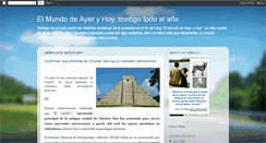 Desktop Screenshot of elmundodeayeryhoy.blogspot.com