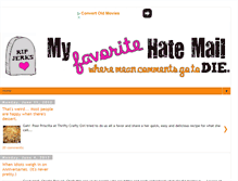 Tablet Screenshot of myfavoritehatemail.blogspot.com