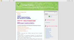 Desktop Screenshot of eduprojects.blogspot.com