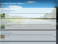 Tablet Screenshot of coactivedreamsgallery.blogspot.com