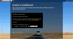 Desktop Screenshot of kulturamobilnosti.blogspot.com