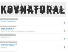 Tablet Screenshot of kovnatural.blogspot.com