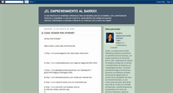 Desktop Screenshot of elemprendimientoalbarrio.blogspot.com