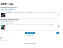 Tablet Screenshot of dtueventos.blogspot.com