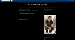 Desktop Screenshot of joejonas.blogspot.com