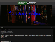 Tablet Screenshot of ourstackofbooks.blogspot.com