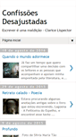 Mobile Screenshot of confissoesdesajustadas.blogspot.com