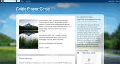 Desktop Screenshot of celticprayercircle.blogspot.com