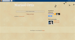 Desktop Screenshot of marisolortizp.blogspot.com