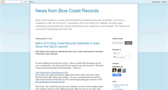 Desktop Screenshot of bluecoastrecords.blogspot.com